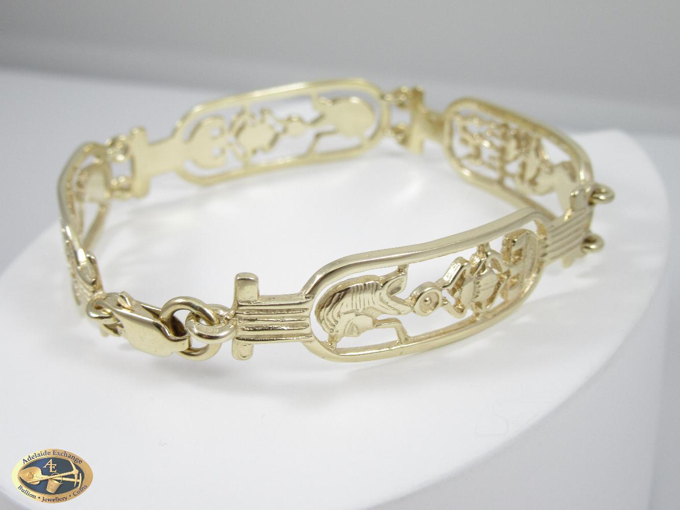 Gold on sale egyptian bracelet