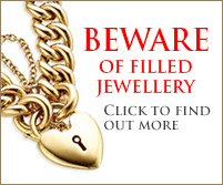 beware filled jewellery