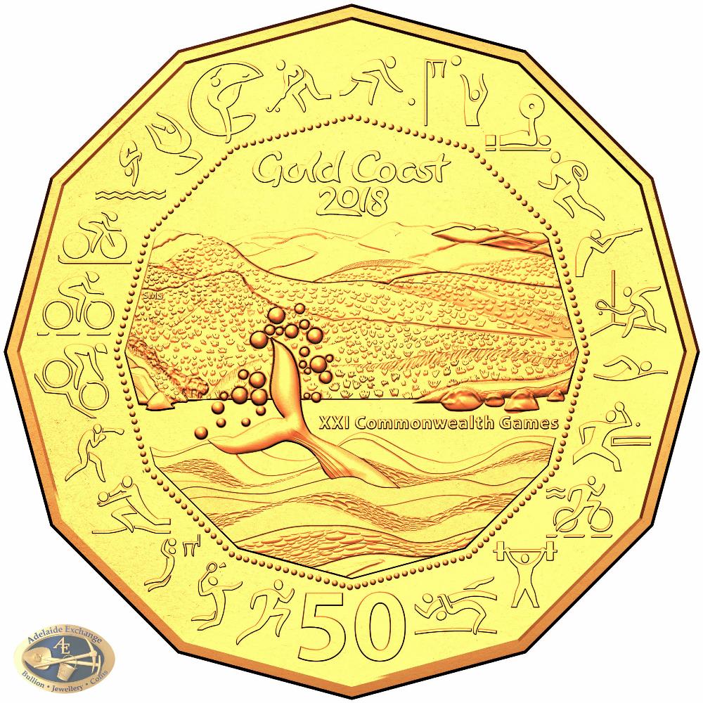 gold coast 2018 coin value