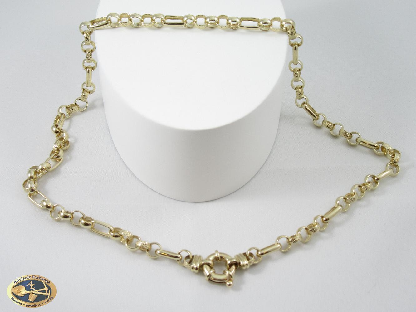 9ct Fancy Link Chain - Adelaide Exchange